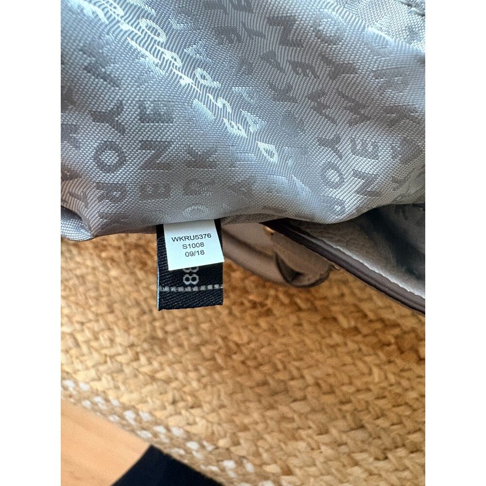 Authentic Kate Spade Larchmont Avenue Evangelie Nude Gray Handbag Satchel Cross - Picture 14 of 15